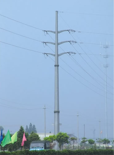 电力钢管杆35kv系列 - 江苏鸿光杆塔有限公司