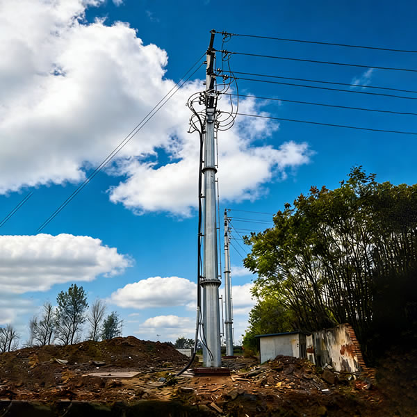 Steel tubular pole