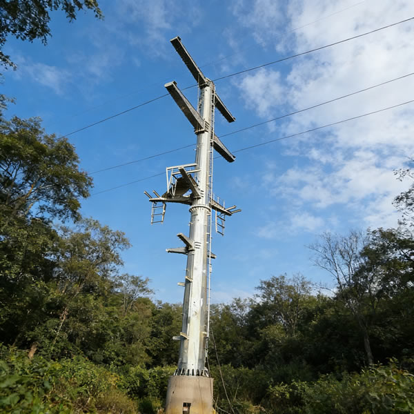 Steel tubular pole