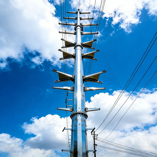Steel tubular pole